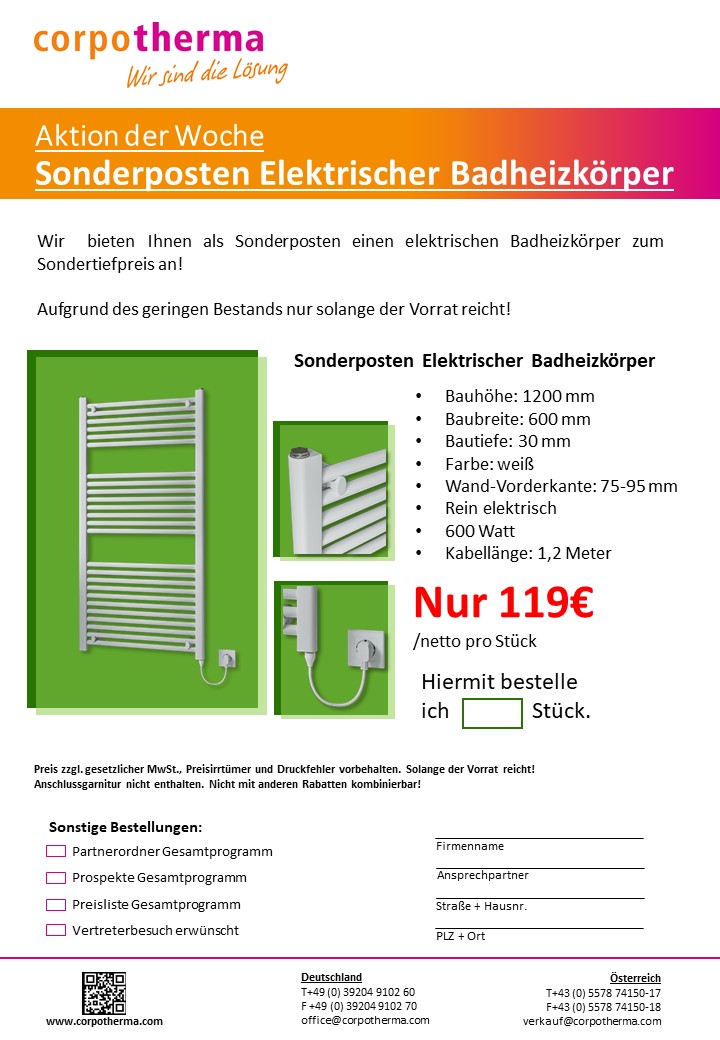 Sonderpostenaktion