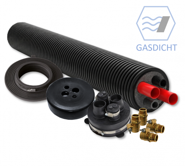 Gasdichtes Eco-Wärmepumpen-Anschlussset
