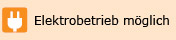 Elektrobetrieb (rein elektrisch oder Misch- bzw. Kombibetrieb) ist möglich.